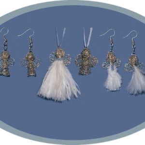 Silver Wire Juweel Earrings - Image 3